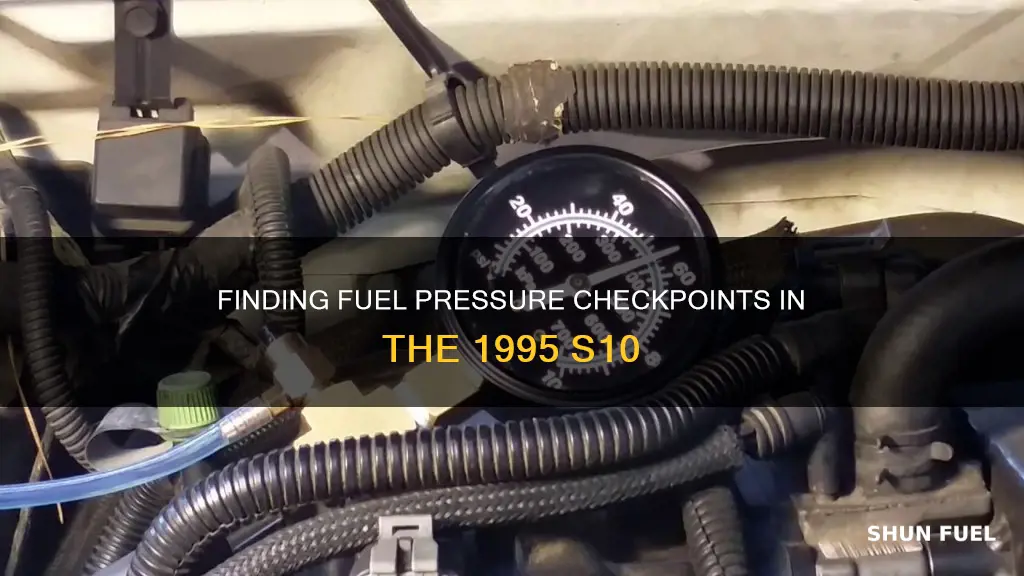 where to check fuel pressure on 1995 s10