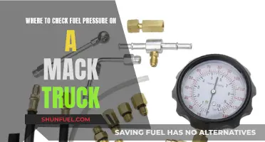 Finding Fuel Pressure Checkpoints on a Mack Truck