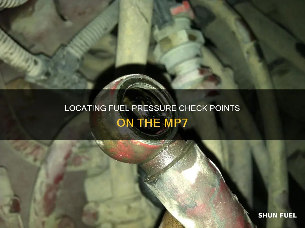 where to check fuel pressure on a mp7