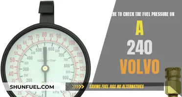 Locating Fuel Pressure Check Points in Your 240 Volvo