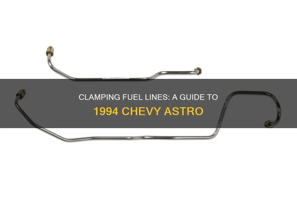 where to clamp return fuel line on 1994 chevy astro