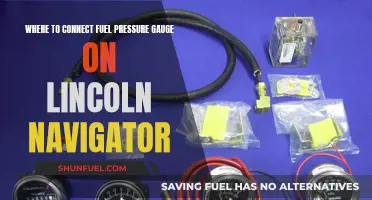 Fuel Pressure Gauge: Lincoln Navigator Connection Point