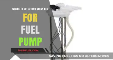 Chevy Bed Modification: Fuel Pump Cut Guide for 1989 Models
