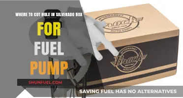 Silverado Fuel Pump Installation: Precision Cutting Guide for Box Modification