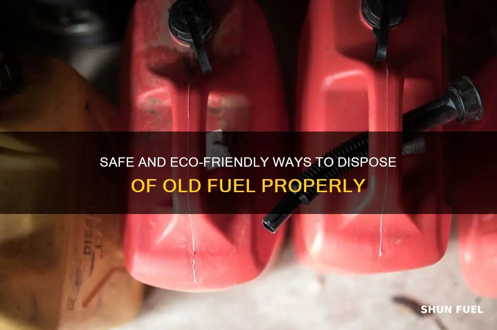where to dispose old fuel