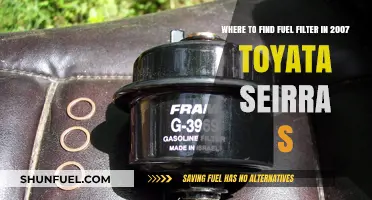 Locating the Fuel Filter in a 2007 Toyota Sierra S