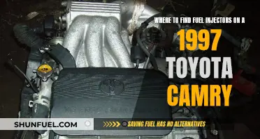 Finding Fuel Injectors in a 1997 Toyota Camry