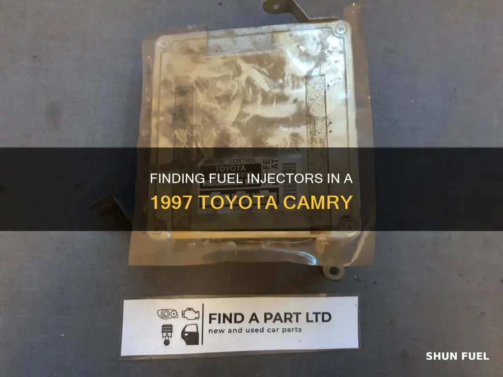 where to find fuel injectors on a 1997 toyota camry