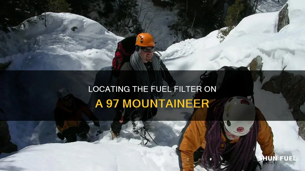 where to find the fuel filter on a 97 mountaineer