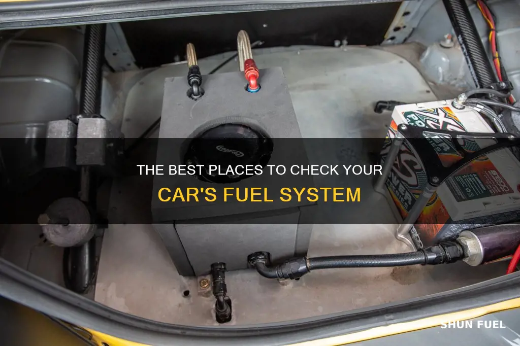 where to go to check fuel system of car