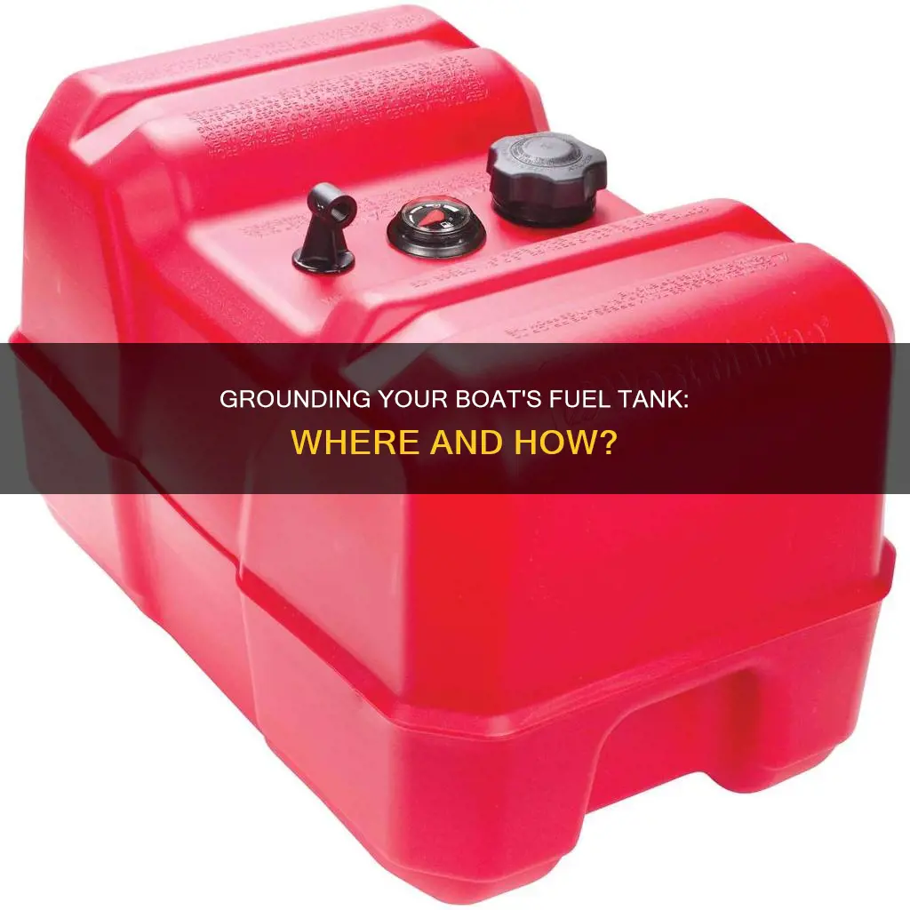 where to ground fuel tank boat