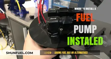Optimal Fuel Pump Installation Locations for Efficiency and Safety