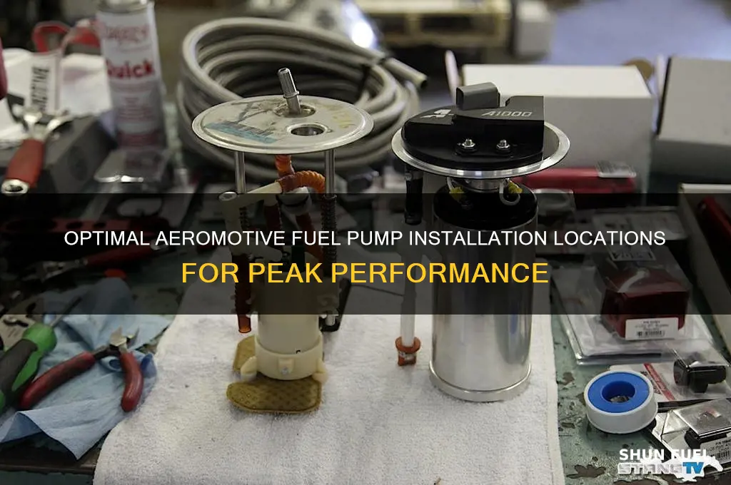 where to install aeromotive fuel pump
