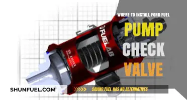 Ford Fuel Pump Check Valve Installation Guide: Optimal Locations Explained