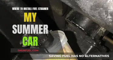 Fuel Strainer Installation: Optimal Location for My Summer Car