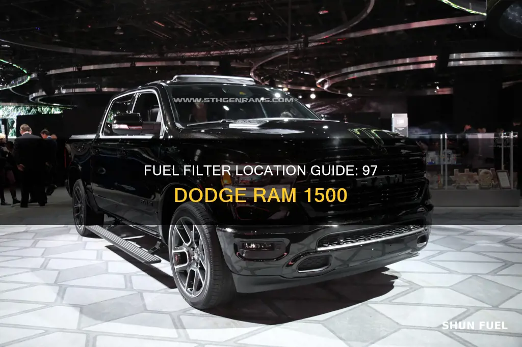 where to locate fuel filter 97 dodge ram 1500