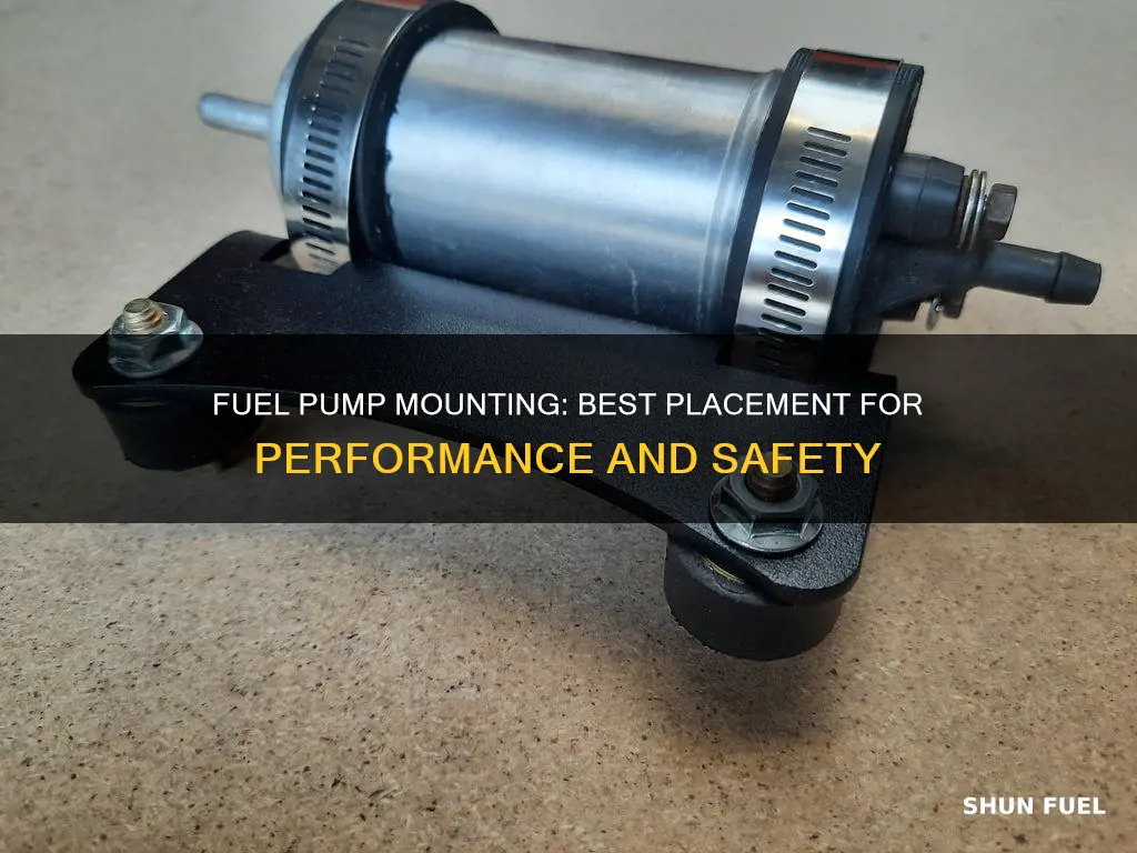 where to mount a fuel pump in car