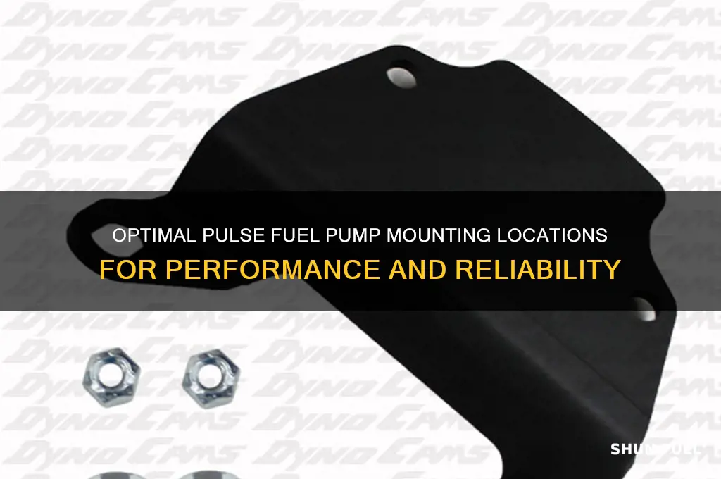where to mount a pulse fuel pump