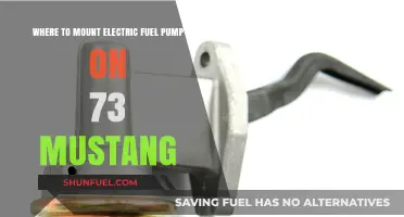 Mounting an Electric Fuel Pump on a 1973 Mustang: Best Locations