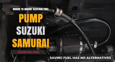Optimal Electric Fuel Pump Mounting Locations for Suzuki Samurai