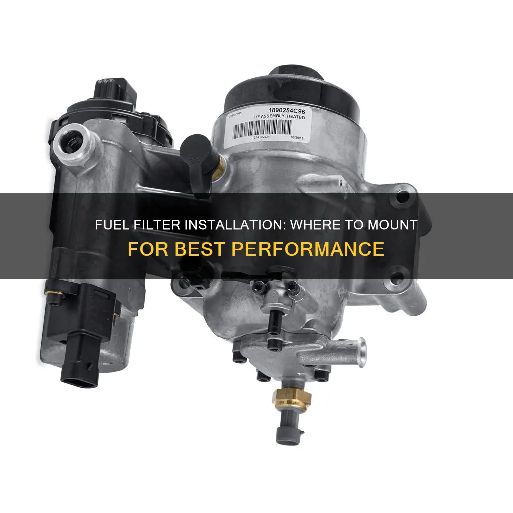 where to mount fuel filter