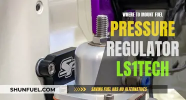 Fuel Pressure Regulator: LS1Tech Mounting Location Guide