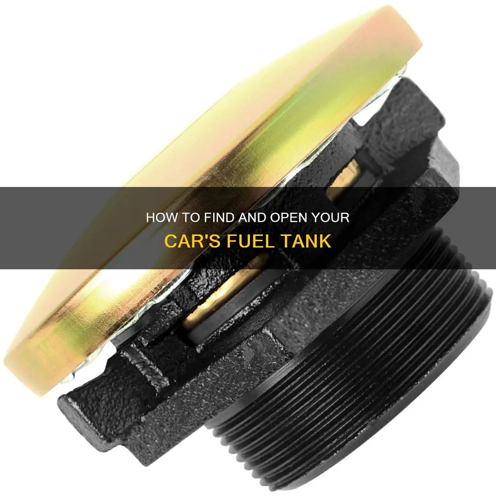 where to open a fuel tank in a car