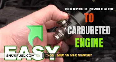 Fuel Pressure Regulator: Carbureted Engine Placement Guide