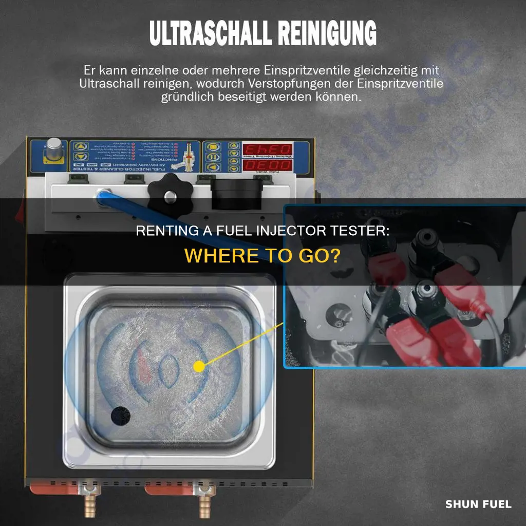 where to rent a fuel injector tester