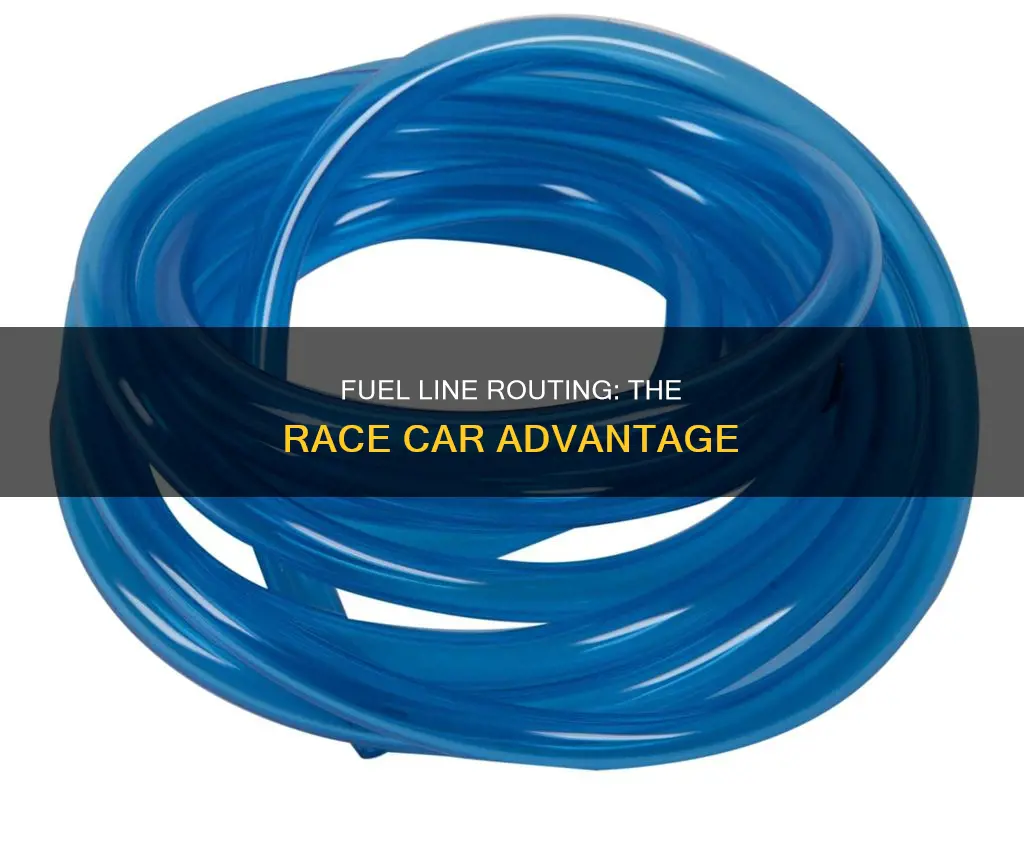 where to route fuel lines race car
