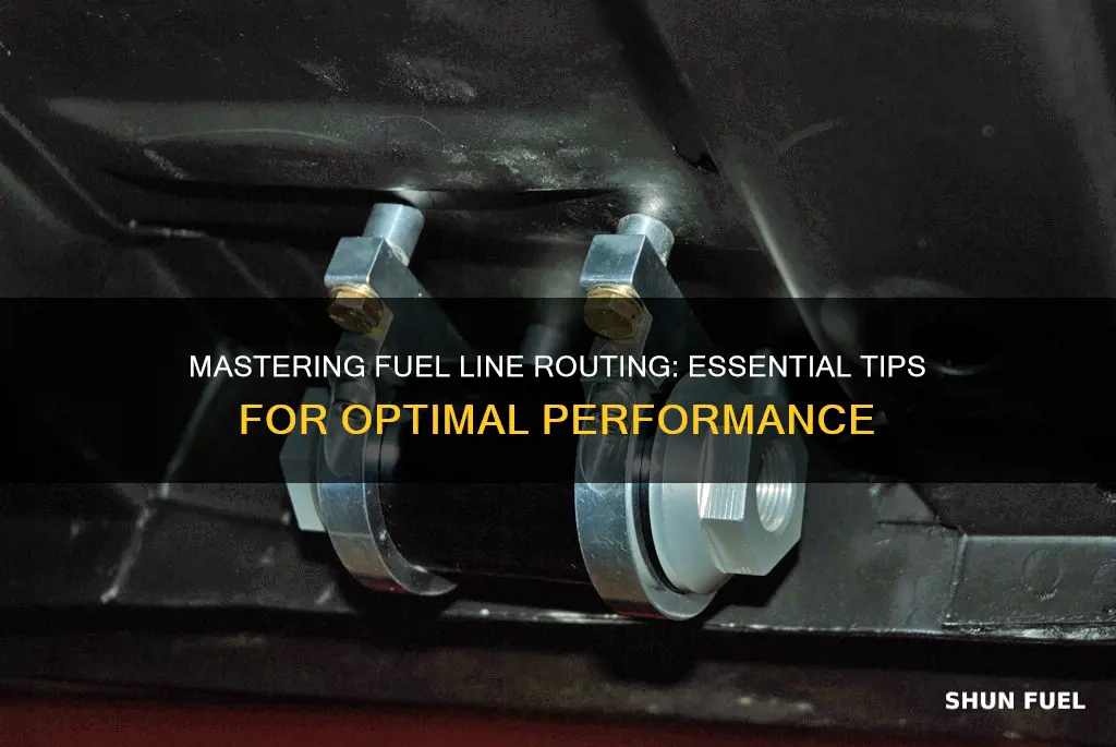 where to route fuel lines