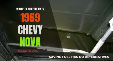 Fuel Line Routing for a Classic 1969 Chevy Nova