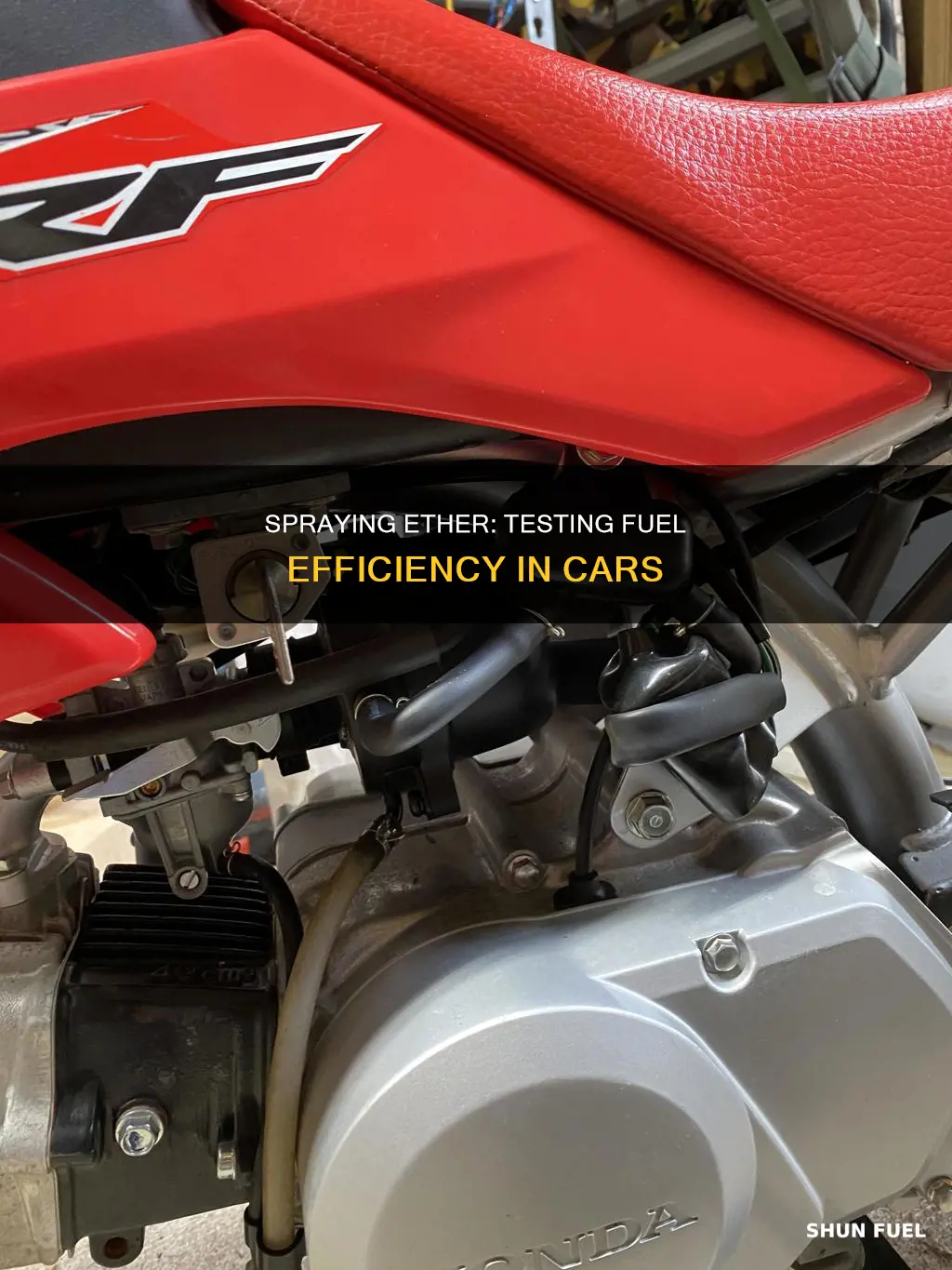 where to spray ether on car to test fuel