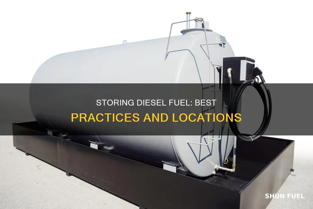 where to store diesel fuel