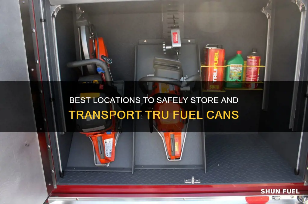where to take tru fuel cans