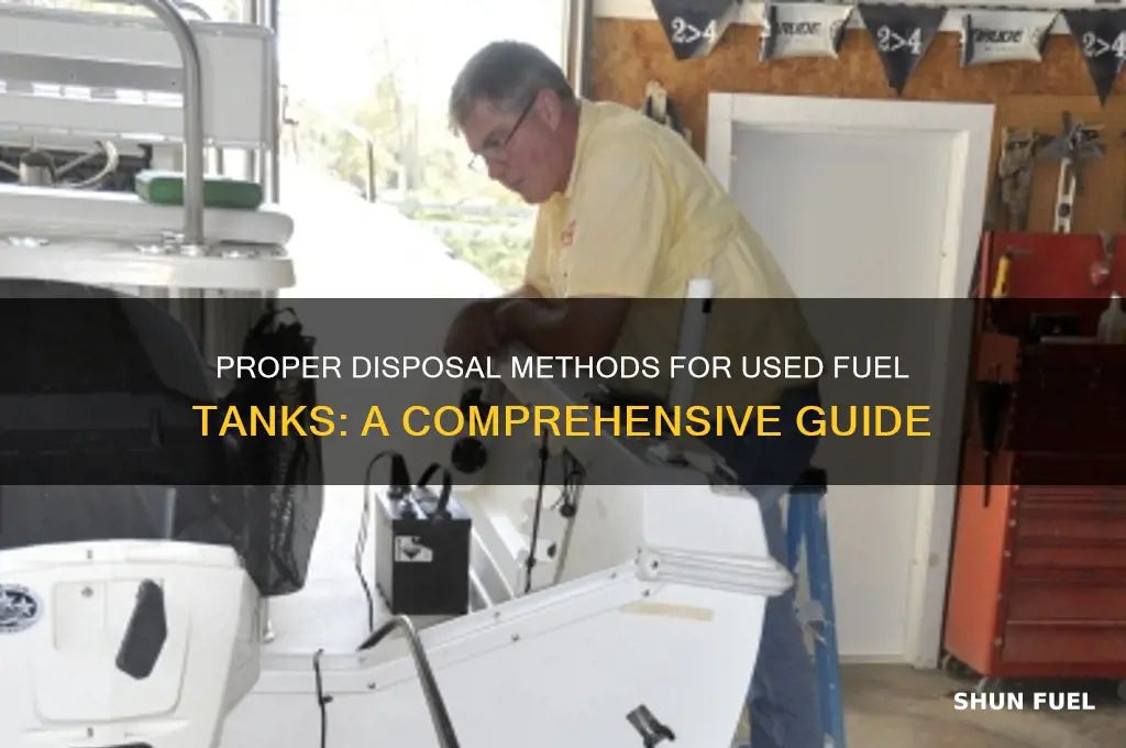 where to throw away the used fuel tank