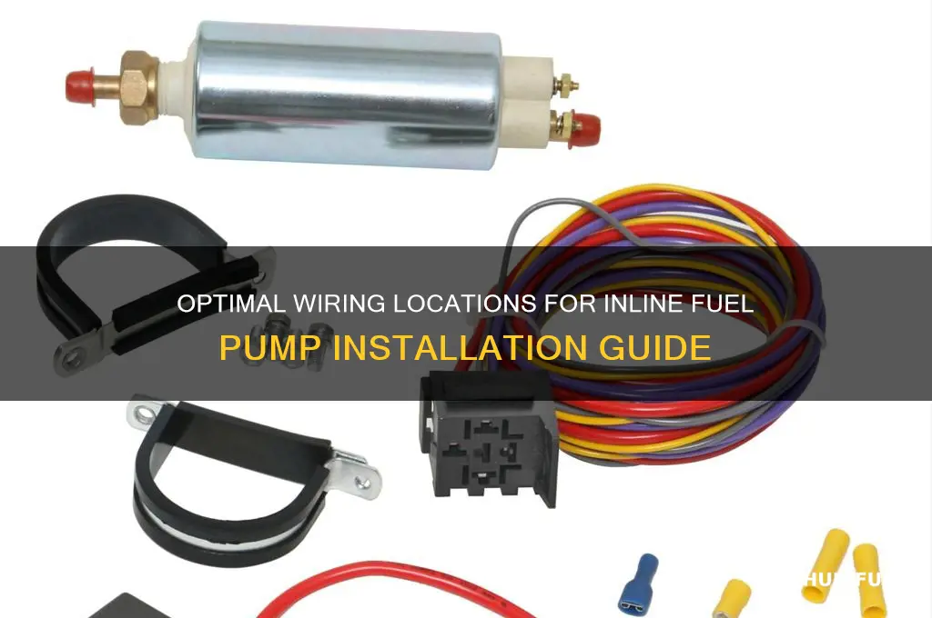 where to wire inline fuel pump