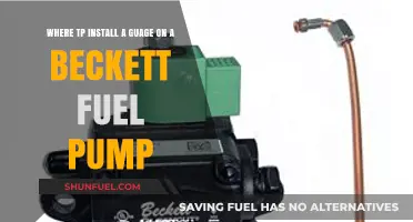 Optimal Gauge Placement for Beckett Fuel Pump Installation Guide