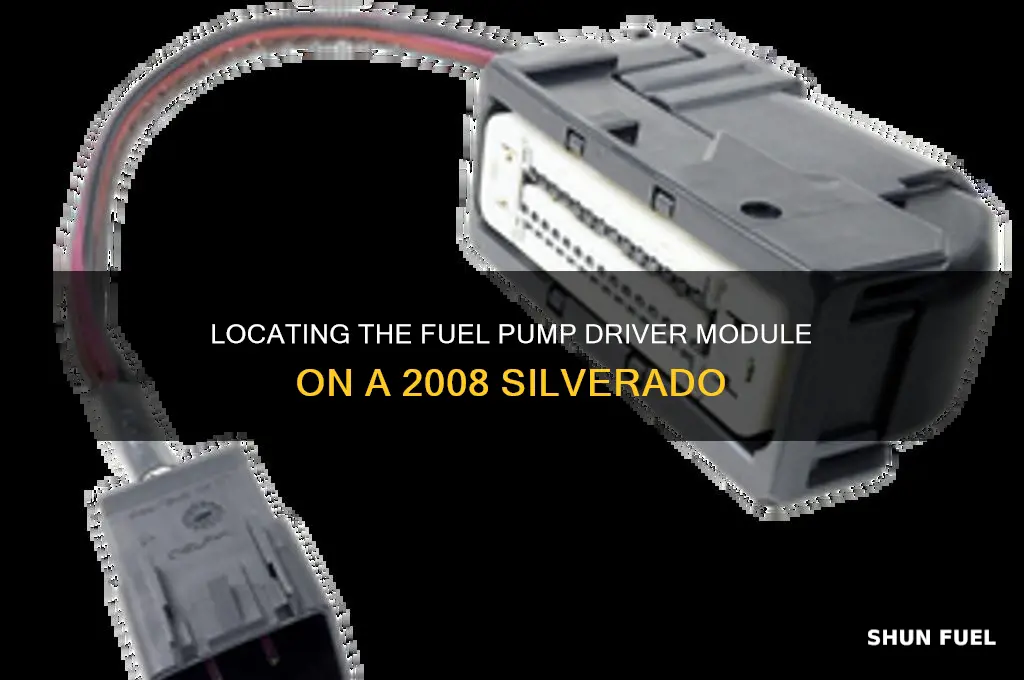 where us the fuel pump driver module on 2008 silverado
