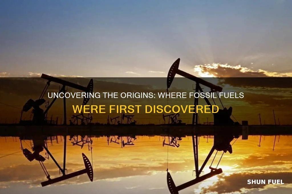 where were fossil fuels discovered