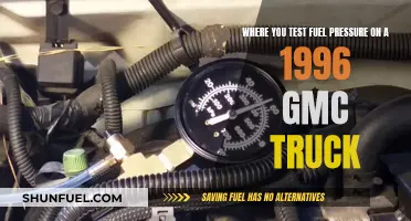 Testing Fuel Pressure: 1996 GMC Truck Guide