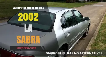 Locating the Fuel Filter in Your 2002 La Sabra