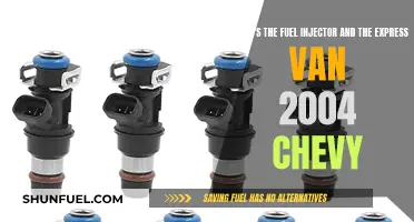 Fuel Injector Location in 2004 Chevy Express Vans