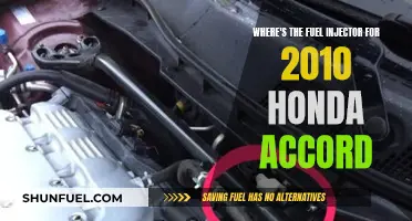 Finding the Fuel Injector in a 2010 Honda Accord