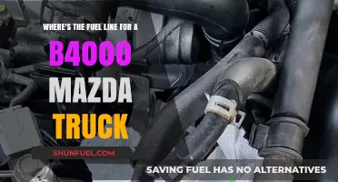 Locating the Fuel Line: A Guide for Mazda B4000 Owners