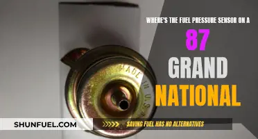 Finding the Fuel Pressure Sensor in a Grand National