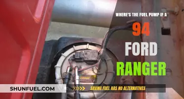 Locating the Fuel Pump in a 1994 Ford Ranger: A Guide