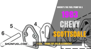 Locating the Fuel Pump in a 1983 Chevy Scottsdale: A Guide