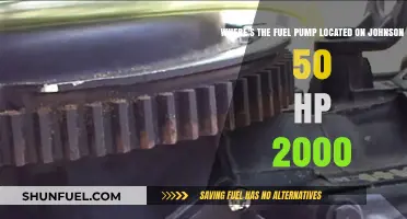 Finding the Fuel Pump on a 2000 Johnson 50 HP Outboard