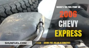 Locating the Fuel Pump on a 2006 Chevy Express Van